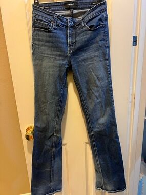 Haala Women's Dark Blue Bootcut Jeans